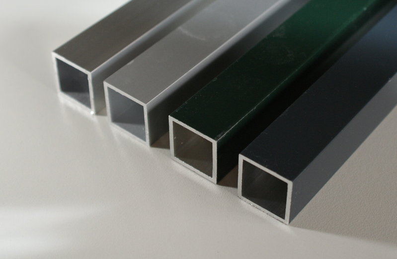 Aluminium Quadrat Kantrohr Vierkantrohr Aluprofil wählbar 15mm-100mm Länge 200cm 